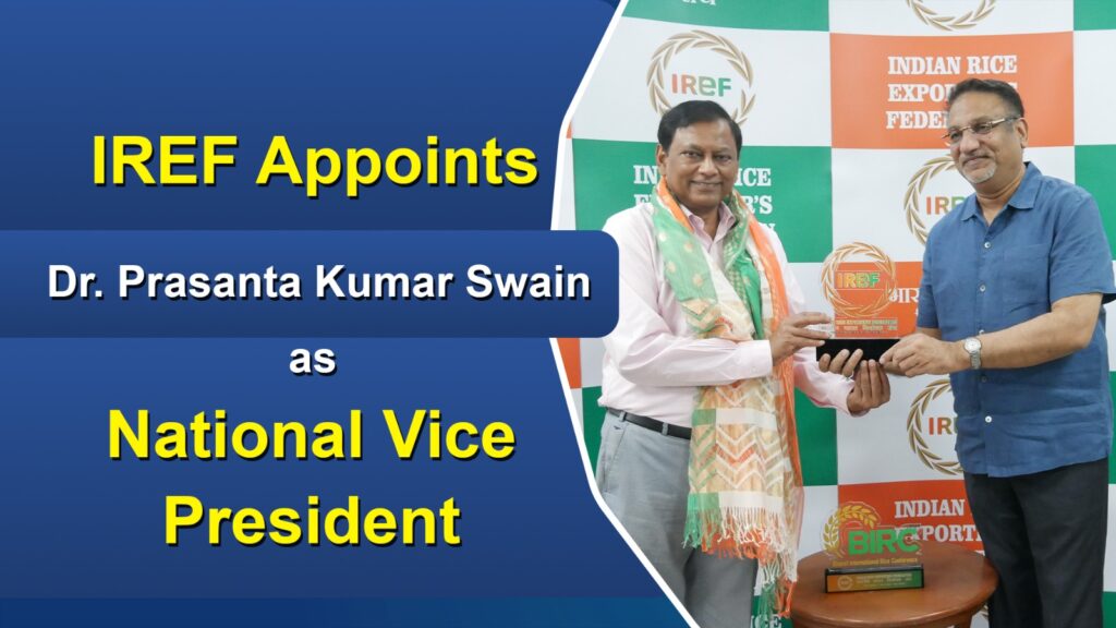 IREF Appoints Dr. Prasanta Kumar Swain as National Vice President