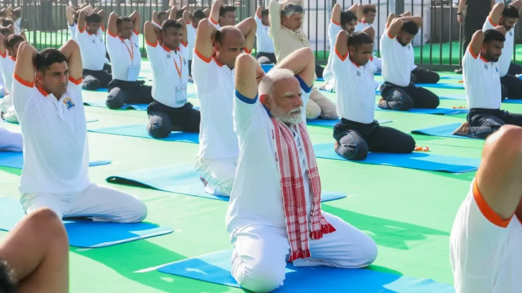 India Celebrates 11th International Yoga Day