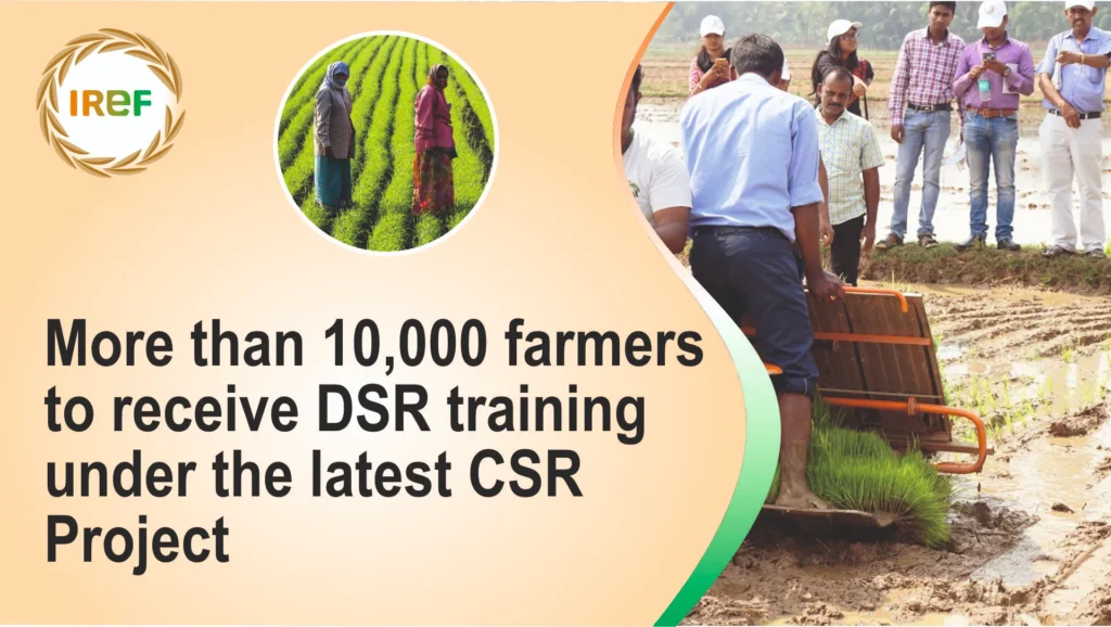 10,000 farmers to receive DSR training in CSR project