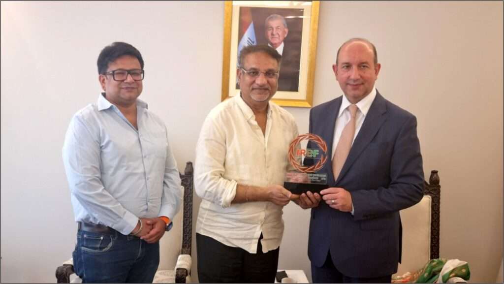 Dr. PremGarg National President, Indian Rice Exporters Federation (IREF) ahead of BIRC 2025 with the ambassadors of Iraq and Gambia highlights his vision to strengthen Indian rice sector and the Indian Economy.