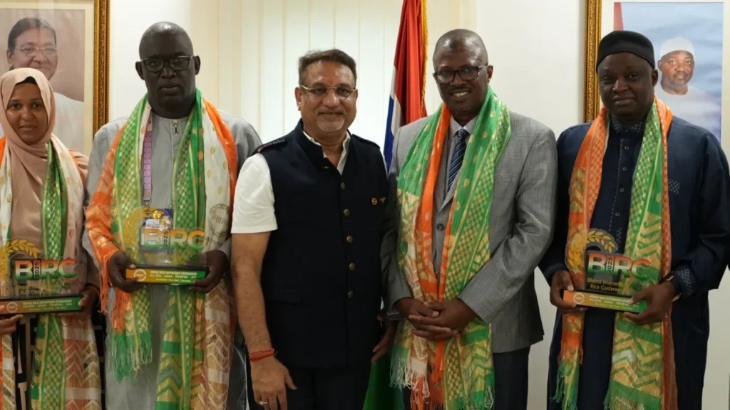 Dr. Prem Garg Extended Invitation to Gambia to BIRC 2025; Key Discussions Held on Rice Trade