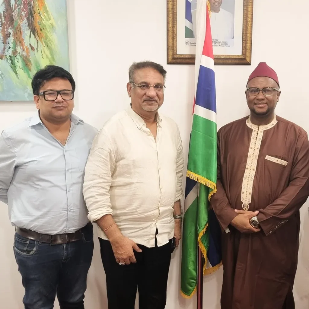 Dr Prem Garg with H.E. Mr. Mustapha Jawara, High Commissioner of the Republic of The Gambia Ahead of BIRC 2025