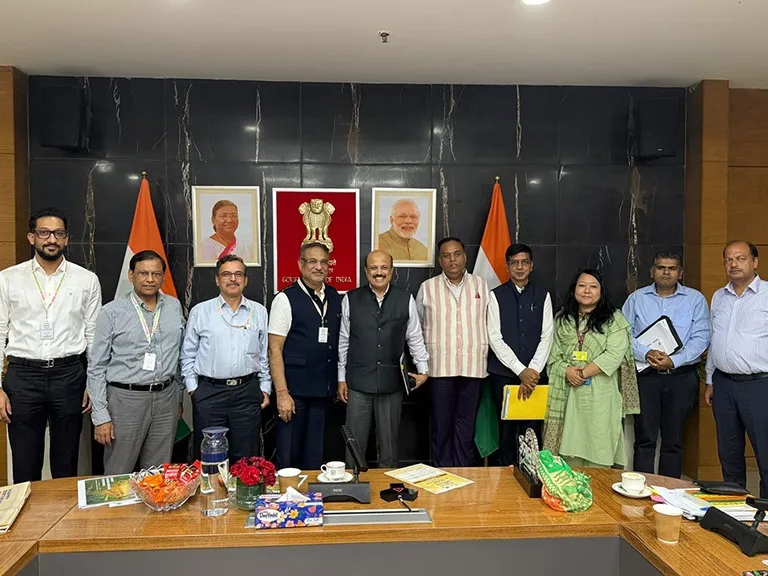 Dr. Prem Garg and his team discuss BIRC 2025 initiatives with Rajesh Agrawal, Additional Secretary to the Government of India