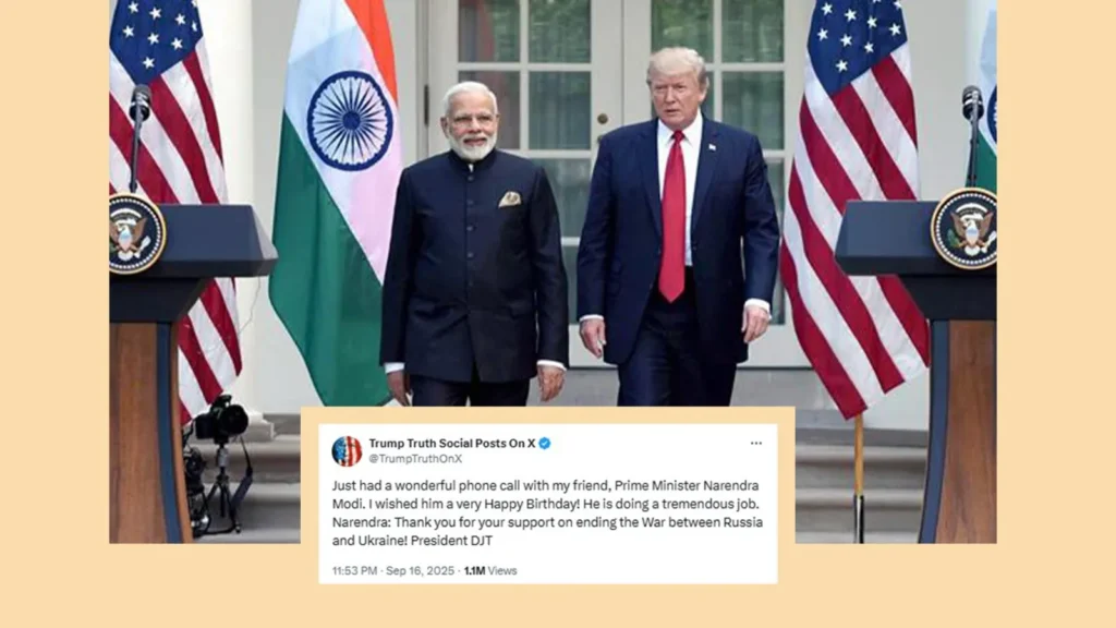 What did the US President Trump cite on Truth Social
