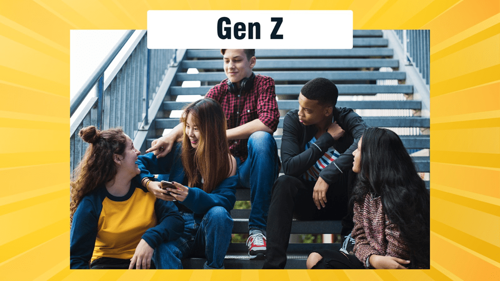 Focusing on this century’s main group: Gen Z.
