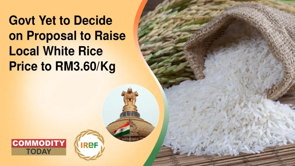Govt Yet to Decide on Proposal to Raise Local White Rice Price to RM3.60Kg