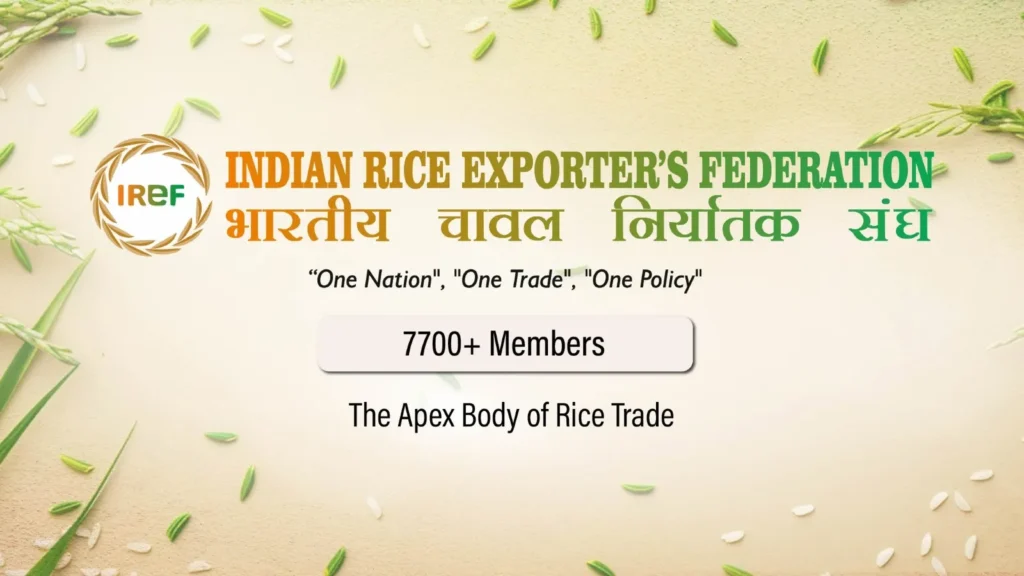Indian Rice Exporters Federation banner