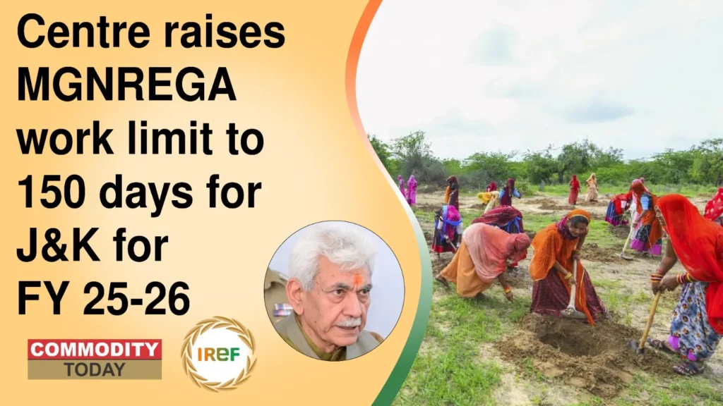 Centre raises MGNREGA work limit to 150 days for J&K for FY 25-26